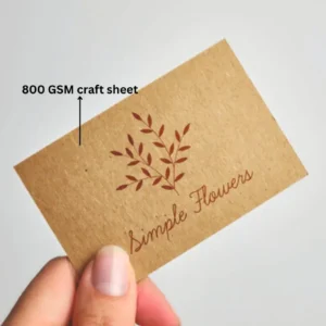 800 GSM Craft Sheet Visiting Card